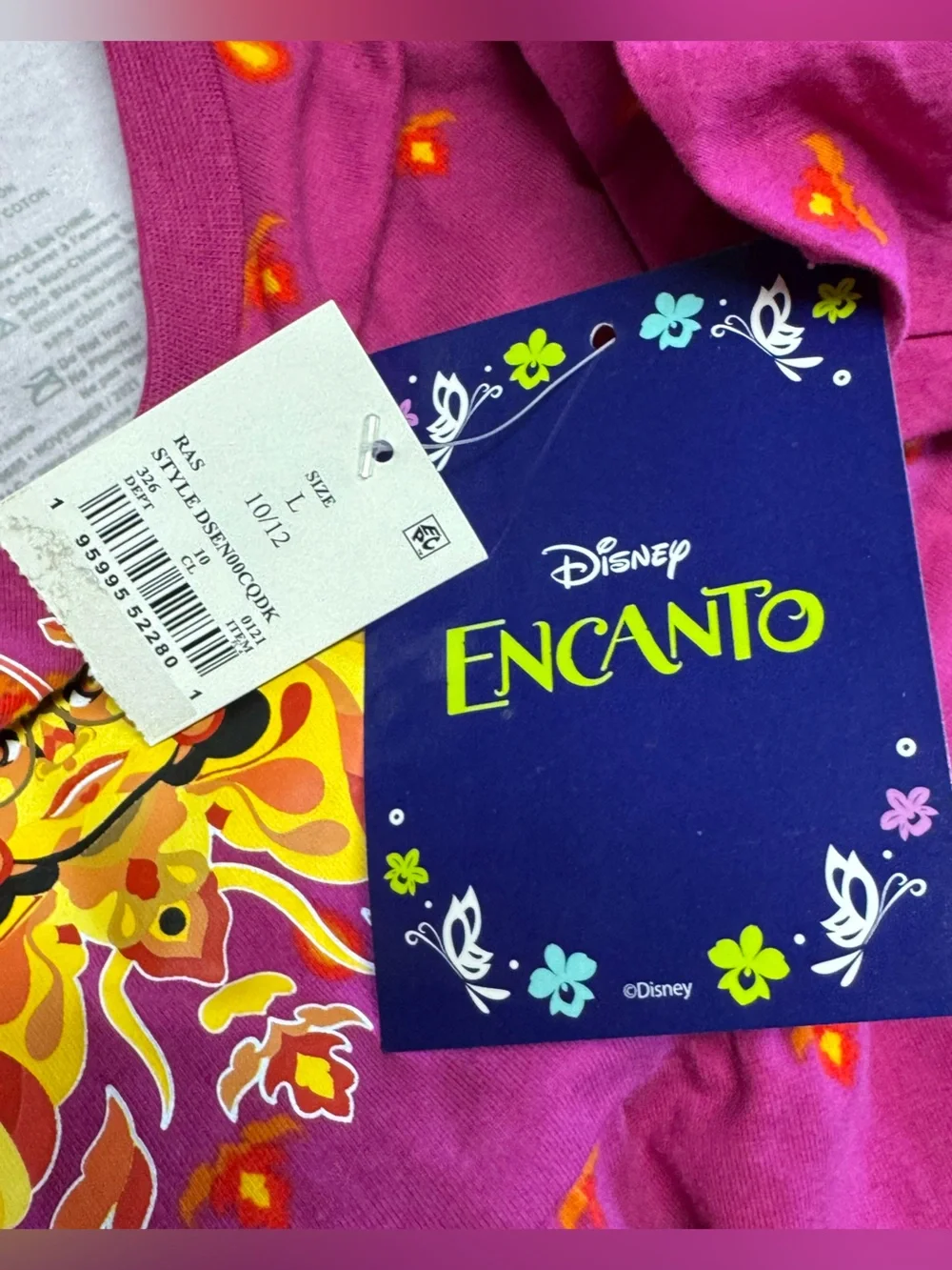 NWT Disney ENCANTO Mirabel Dress Birthday Party Cosplay Fancy Dress SZ L